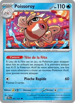 Carte Poissoroy 021/131 – Évolutions Prismatiques