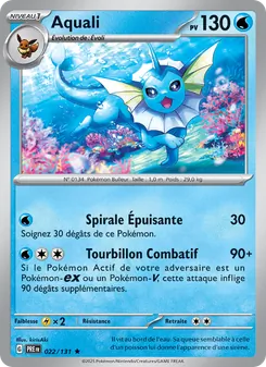 Carte Aquali 022/131 – Évolutions Prismatiques