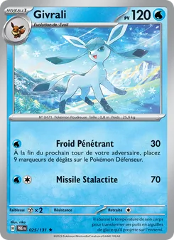 Carte Givrali 025/131 – Évolutions Prismatiques