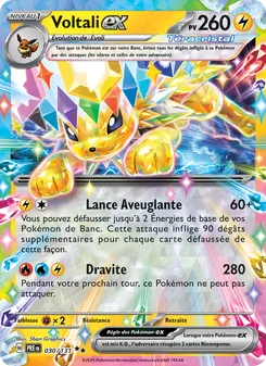 Carte Voltali-ex 030/131 – Évolutions Prismatiques