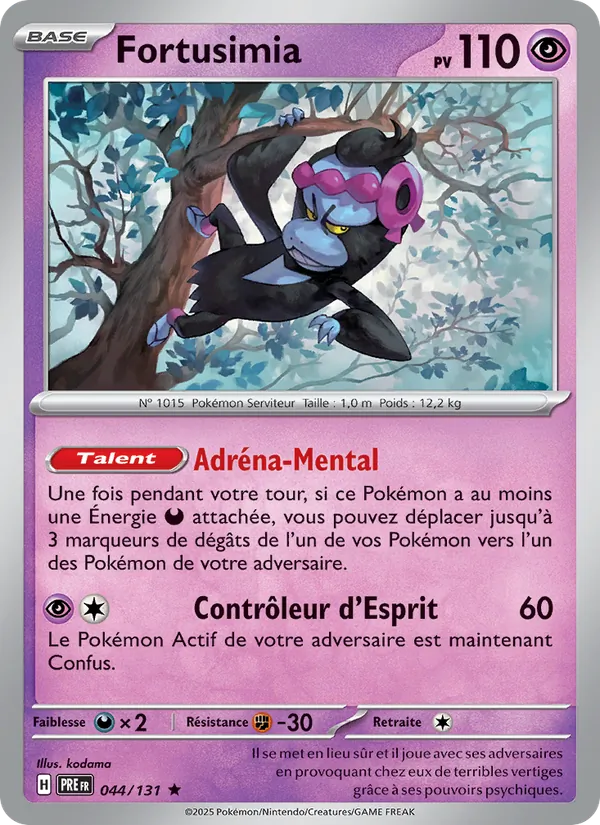 Carte Fortusimia 044/131 – Évolutions Prismatiques