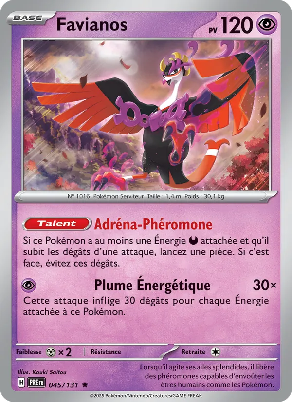 Carte Favianos 045/131 – Évolutions Prismatiques