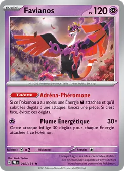 Carte Favianos 045/131 – Évolutions Prismatiques