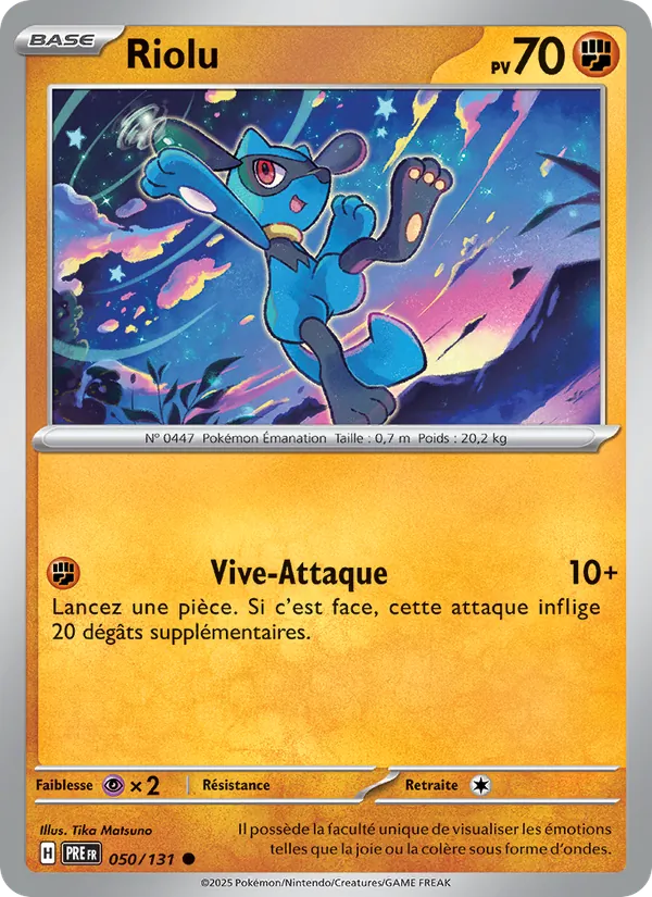 Carte Riolu 050/131 – Évolutions Prismatiques
