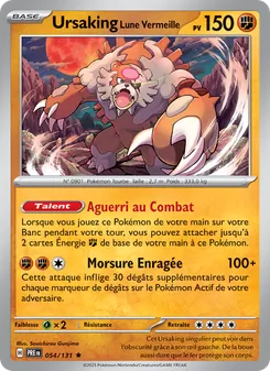 Carte Ursaking Lune Vermeille 054/131 – Évolutions Prismatiques
