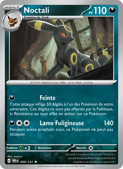 Carte Noctali 059/131 – Évolutions Prismatiques