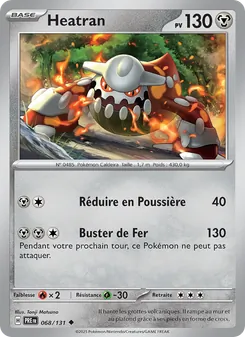 Carte Heatran 068/131 – Évolutions Prismatiques