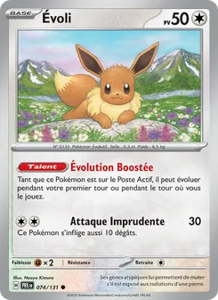 Carte Évoli 074/131 – Évolutions Prismatiques