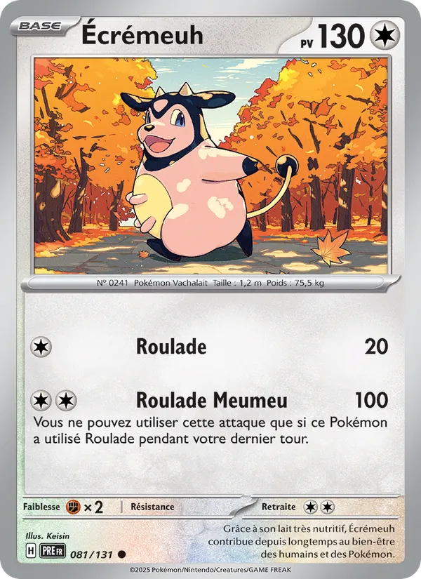 Carte Écrémeuh 081/131 – Évolutions Prismatiques