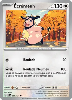 Carte Écrémeuh 081/131 – Évolutions Prismatiques