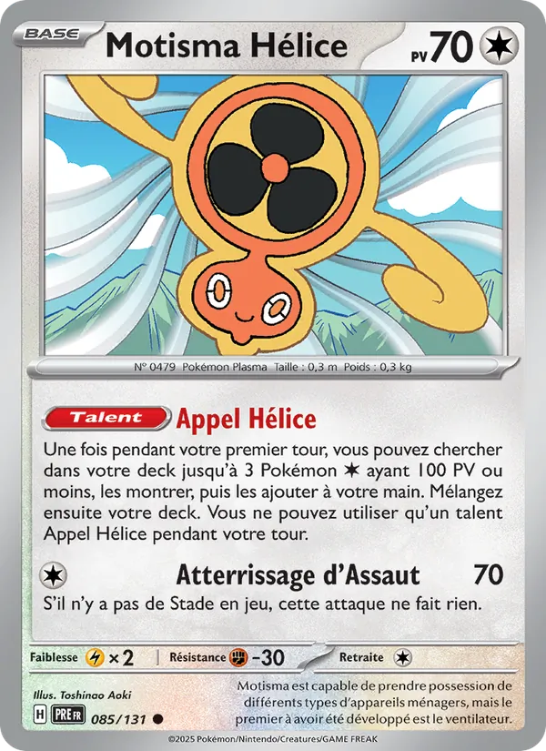 Carte Motisma Hélice 085/131 – Évolutions Prismatiques