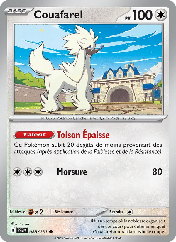 Carte Couafarel 088/131 – Évolutions Prismatiques