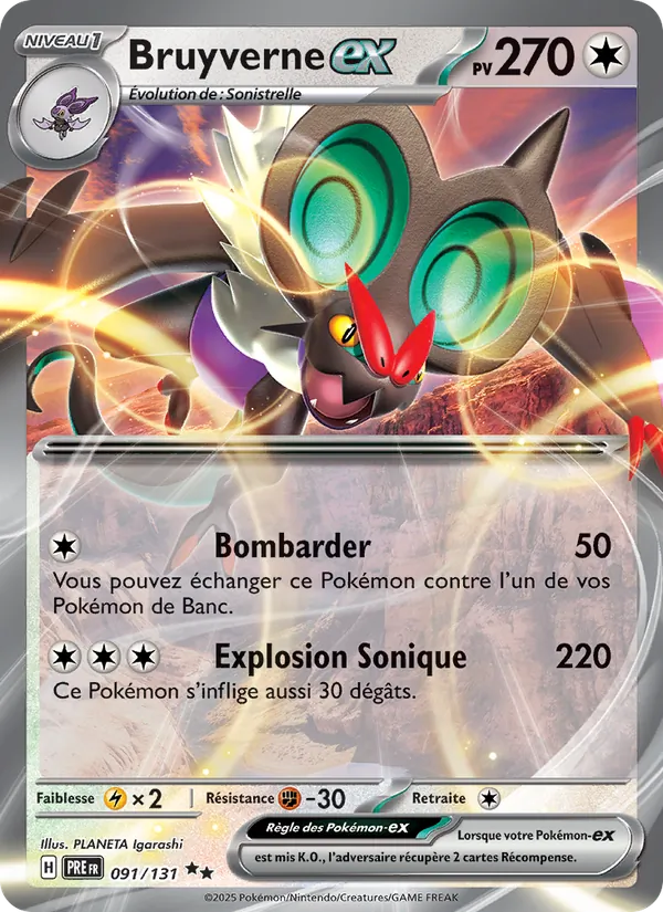Carte Bruyverne-ex 091/131 – Évolutions Prismatiques