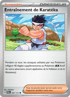 Carte Entraînement de Karatéka 097/131 – Évolutions Prismatiques