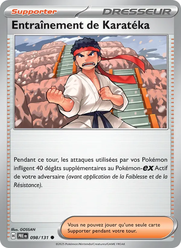 Carte Entraînement de Karatéka 098/131 – Évolutions Prismatiques