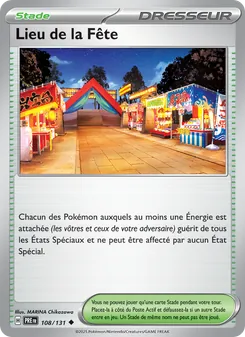 Carte Lieu de la Fête 108/131 – Évolutions Prismatiques
