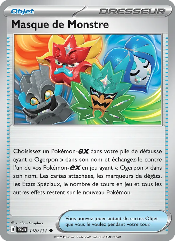 Carte Masque de Monstre 118/131 – Évolutions Prismatiques