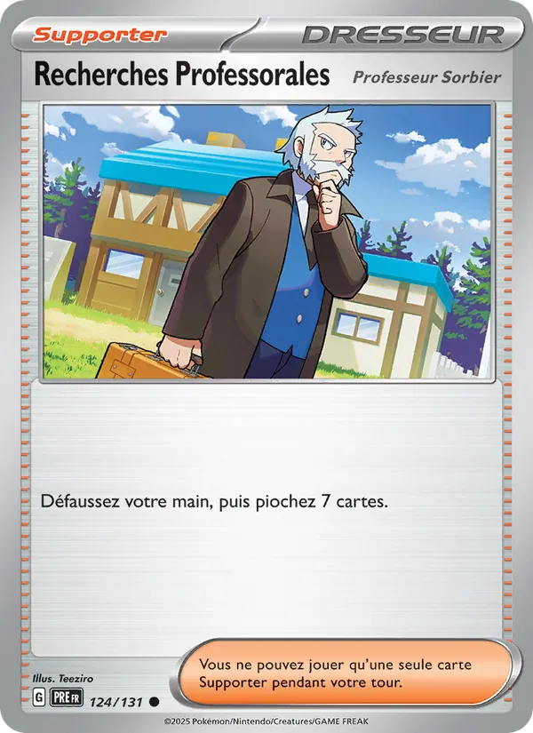 Carte Recherches Professorales 124/131 – Évolutions Prismatiques