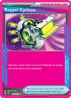 Carte Rappel Cyclone 128/131 – Évolutions Prismatiques