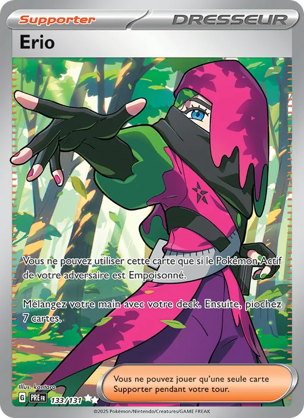 Carte Erio 133/131 – Évolutions Prismatiques