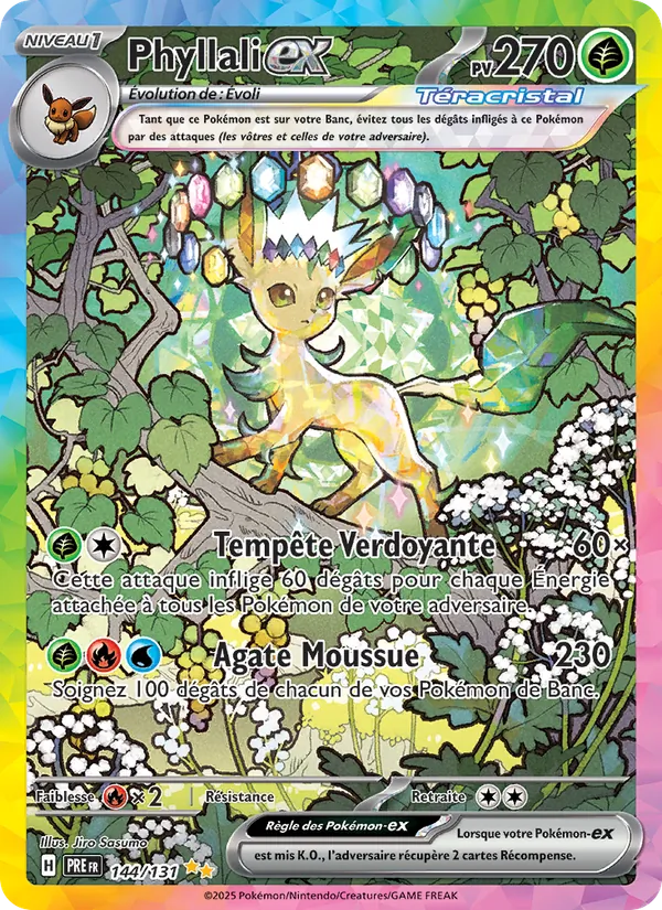 Carte Phyllali-ex 144/131 – Évolutions Prismatiques
