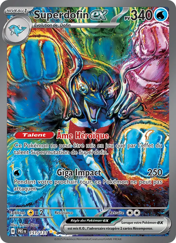 Carte Superdofin-ex 151/131 – Évolutions Prismatiques