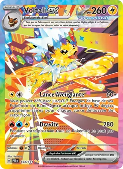 Carte Voltali-ex 153/131 – Évolutions Prismatiques