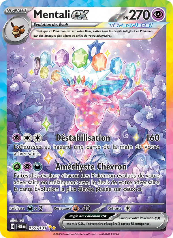 Carte Mentali-ex 155/131 – Évolutions Prismatiques