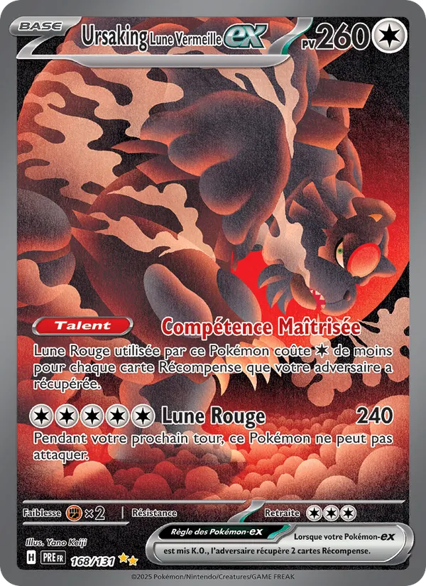 Carte Ursaking Lune Vermeille-ex 168/131 – Évolutions Prismatiques