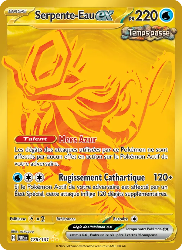 Carte Serpente-Eau-ex 178/131 – Évolutions Prismatiques