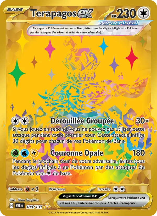 Carte Terapagos-ex 180/131 – Évolutions Prismatiques