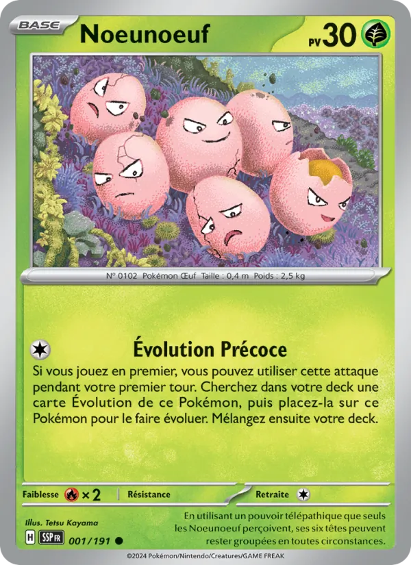 Carte Noeunoeuf 001/191 – Étincelles Déferlantes