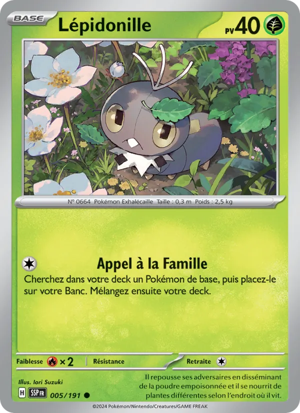 Carte Lépidonille 005/191 – Étincelles Déferlantes
