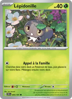 Carte Lépidonille 005/191 – Étincelles Déferlantes
