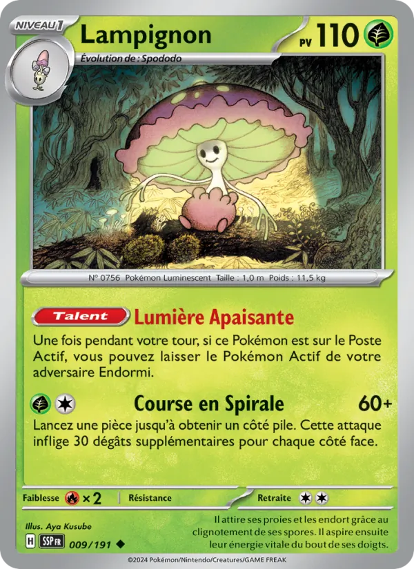 Carte Lampignon 009/191 – Étincelles Déferlantes
