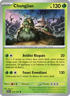 Carte Chongjian 015/191 – Étincelles Déferlantes