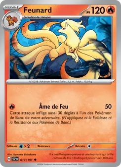 Carte Feunard 017/191 – Étincelles Déferlantes
