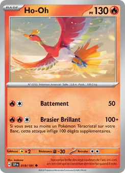 Carte Ho-Oh 019/191 – Étincelles Déferlantes