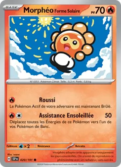 Carte Morphéo Forme Solaire 020/191 – Étincelles Déferlantes