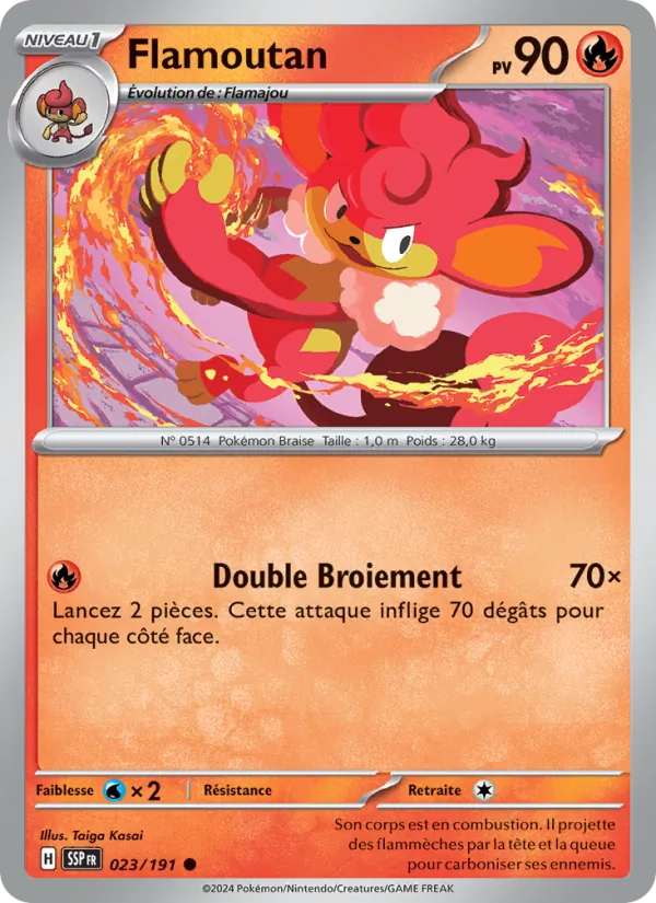Carte Flamoutan 023/191 – Étincelles Déferlantes