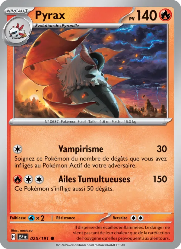 Carte Pyrax 025/191 – Étincelles Déferlantes