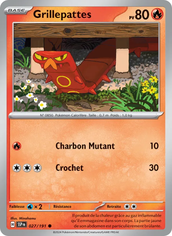 Carte Grillepattes 027/191 – Étincelles Déferlantes