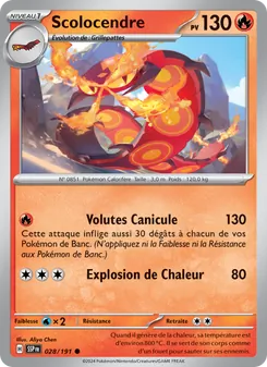 Carte Scolocendre 028/191 – Étincelles Déferlantes