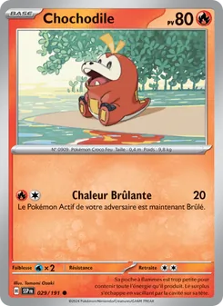 Carte Chochodile 029/191 – Étincelles Déferlantes