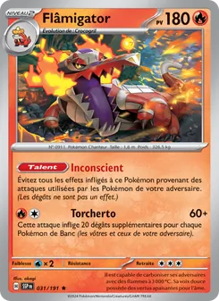 Carte Flâmigator 031/191 – Étincelles Déferlantes