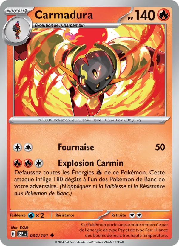 Carte Carmadura 034/191 – Étincelles Déferlantes