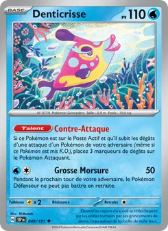 Carte Denticrisse 049/191 – Étincelles Déferlantes