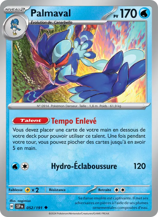 Carte Palmaval 052/191 – Étincelles Déferlantes