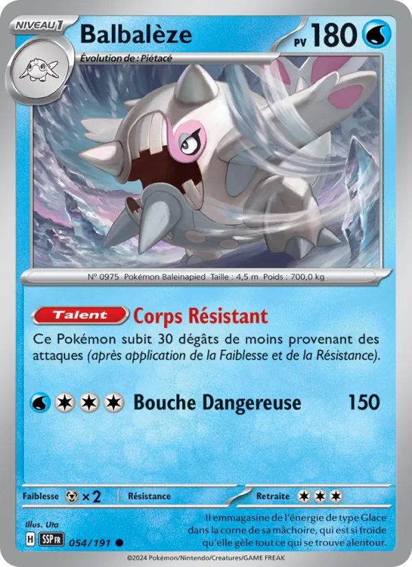 Carte Balbalèze 054/191 – Étincelles Déferlantes