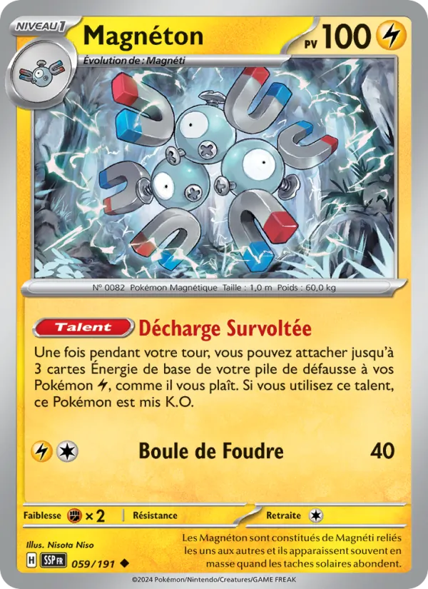 Carte Magnéton 059/191 – Étincelles Déferlantes